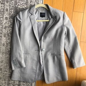 The Limited Light Gray Blazer